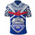 Manu Samoa Polo Shirt Simple Coat Of Arms Rugby Tupou High School - Polynesian Pride