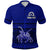 Custom Taufaahau Pilolevu Polo Shirt 75 Years Diamond Jubilee LT13 Unisex Blue - Polynesian Pride