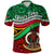 Custom Proud Vanuatu Polo Shirt Pattern Mix Flag LT13 Unisex Green - Polynesian Pride