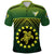 The Kukis Polo Shirt Cook Islands Rugby LT13 Unisex Green - Polynesian Pride