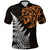 Custom Leo Zodiac Style Maori Polo Shirt Orange Lion LT13 - Polynesian Pride