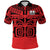 Marquesas Islands Polo Shirt Marquesas Tattoo LT13 Unisex Red - Polynesian Pride