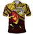 Papua New Guinea Rugby Polo Shirt Style Dab Trend Unisex Yellow - Polynesian Pride