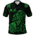 Custom Aotearoa Super Rugby Polo Shirt Maori Kiwi Green Custom Text and Number - Polynesian Pride