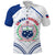 Custom Samoa Rugby Polo Shirt Samoa Forever White - Polynesian Pride