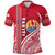 Custom Tahiti Rugby Polo Shirt Marvelous Version Red Custom Text and Number - Polynesian Pride