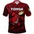 Tonga Rugby Polo Shirt Dab Trend Creative Unisex Red - Polynesian Pride