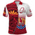 Custom Tahiti Rugby Polo Shirt Impressive Custom Text and Number - Polynesian Pride