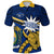 Nauru Rugby Polo Shirt Version Turtle Polynesian Unisex Blue - Polynesian Pride