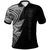 Micronesian Custom Polo Shirt Micronesian Pattern Style White Unisex Black - Polynesian Pride