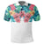 Tropic Hibiscus Hawaii Polo Shirt White - Polynesian Pride