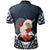 American Samoa Polo Shirt The Eagle With Polynesian Pattern Version Black - Polynesian Pride