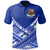 Lau Pe Ua Koe Taha Polo Shirt Unisex Blue - Polynesian Pride