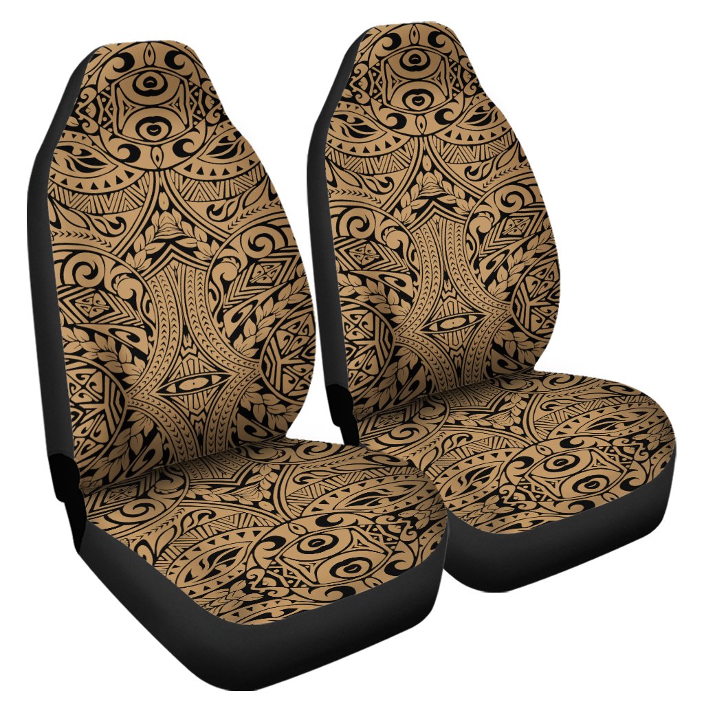 Polynesian Culture Gold Car Seat Cover Universal Fit Gold - Polynesian Pride