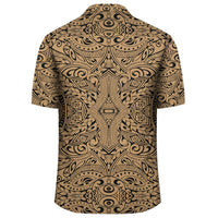 Polynesian Culture Gold Hawaiian Shirt - Polynesian Pride