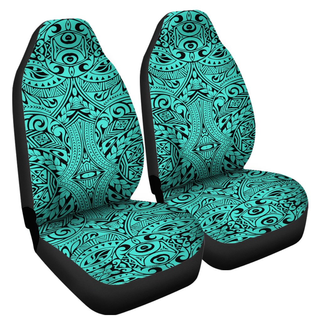 Polynesian Culture Turquoise Car Seat Cover Universal Fit Turquoise - Polynesian Pride