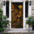 Polynesian Hawaii Door Cover Turtle Hibiscus Gold - Polynesian Pride