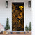 Polynesian Hawaii Door Cover Turtle Hibiscus Gold - Polynesian Pride