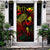 Polynesian Hawaii Door Cover Turtle Hibiscus Reggae - Polynesian Pride