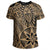 Polynesian Hawaiian Style Tribal Tattoo Gold T Shirt - Polynesian Pride