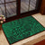 Polynesian Hawaiian Style Tribal Tattoo Green Hawaii Door Mat - Polynesian Pride