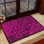 Polynesian Hawaiian Style Tribal Tattoo Pink Hawaii Door Mat - Polynesian Pride