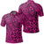 Unisex Polynesian Hawaiian Style Tribal Tattoo Pink Polo Shirt Unisex Art - Polynesian Pride