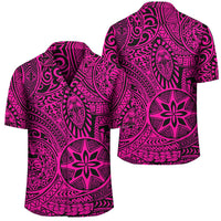 Polynesian Hawaiian Style Tribal Tattoo Pink Hawaiian Shirt Kid - Polynesian Pride