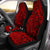 Polynesian Hawaiian Style Tribal Tattoo Red Car Seat Cover - Polynesian Pride