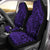 Polynesian Hawaiian Style Tribal Tattoo Violet Car Seat Cover - Polynesian Pride