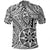 Unisex Polynesian Hawaiian Style Tribal Tattoo White Polo Shirt - Polynesian Pride