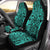 Polynesian Kakau Turtle Turquoise Car Seat Cover - Polynesian Pride