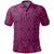 Unisex Polynesian Lauhala Mix Pink Polo Shirt - Polynesian Pride