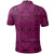 Unisex Polynesian Lauhala Mix Pink Polo Shirt - Polynesian Pride