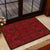 Polynesian Lauhala Mix Red Hawaii Door Mat - Polynesian Pride