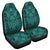 Polynesian Lauhala Mix Turquoise Car Seat Cover Universal Fit Turquoise - Polynesian Pride