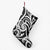 Polynesian Maori Ethnic Ornament Gray Christmas Stocking 26 X 42 cm Gray Christmas Stocking - Polynesian Pride