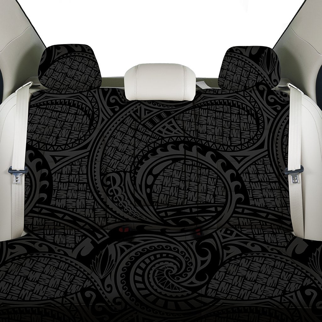 Polynesian Maori Lauhala Gray Back Seat Cover - Polynesian Pride