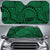 Polynesian Maori Lauhala Car Sun Shade Auto Sun Shade Universal Fit Green - Polynesian Pride