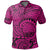 Unisex Polynesian Maori Lauhala Pink Polo Shirt - Polynesian Pride