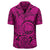 Polynesian Maori Lauhala Pink Hawaiian Shirt - Polynesian Pride