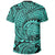 Polynesian Maori Lauhala Turquoise T Shirt - Polynesian Pride