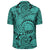 Polynesian Maori Lauhala Turquoise Hawaiian Shirt - Polynesian Pride