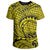 Polynesian Maori Lauhala Yellow T Shirt - Polynesian Pride