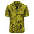 Polynesian Maori Lauhala Yellow Hawaiian Shirt - Polynesian Pride