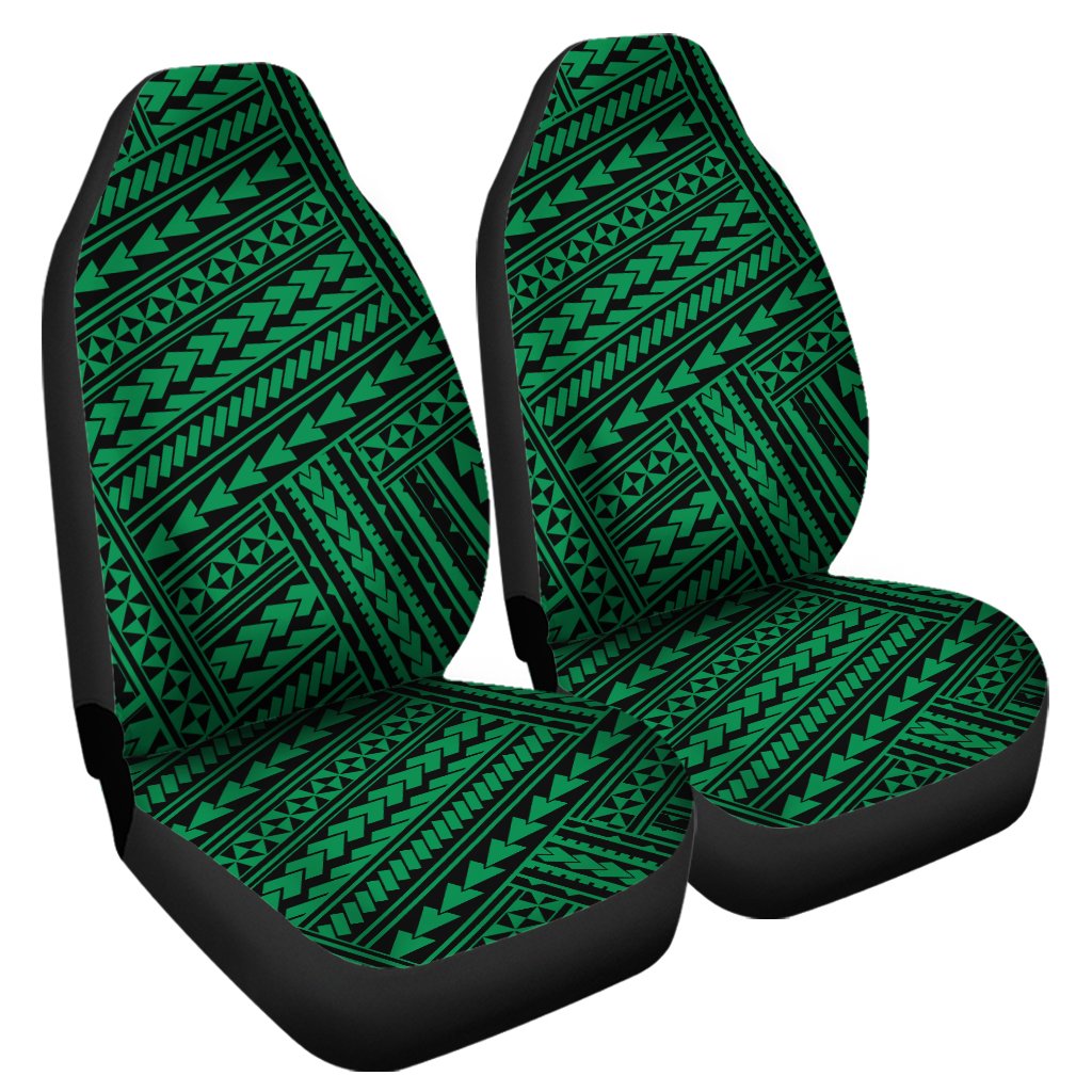 Polynesian Nation Green Car Seat Cover Universal Fit Green - Polynesian Pride