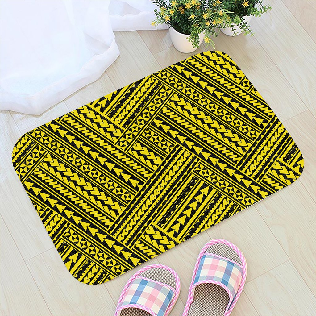 Polynesian Nation Yellow Hawaii Door Mat Door Mat Yellow - Polynesian Pride