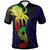 Polo Shirt Polynesian Octopus Number Style Nine Unisex Black - Polynesian Pride