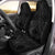 Polynesian Plumeria Mix Gray Black Car Seat Cover - Polynesian Pride