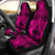 Polynesian Plumeria Mix Pink Black Car Seat Cover - Polynesian Pride